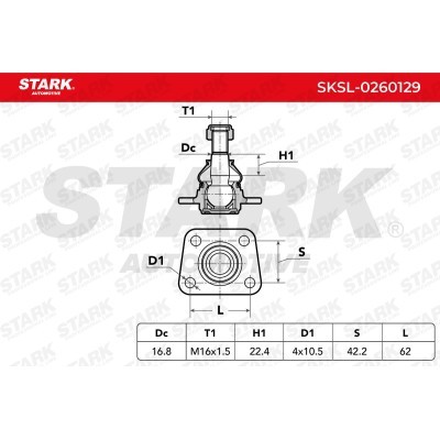 Traggelenk Stark SKSL-0260129 SKSL-0260129 - foto 5