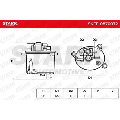 Kraftstofffilter Stark SKFF-0870072 SKFF-0870072 - foto 5