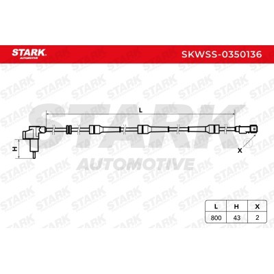 ABS Sensor Stark SKWSS-0350136 SKWSS-0350136 - foto 5