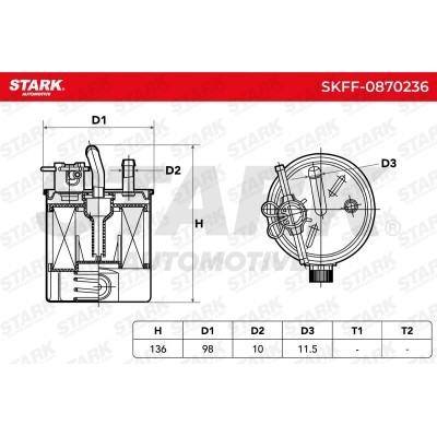 Kraftstofffilter Stark SKFF-0870236 SKFF-0870236 - foto 6