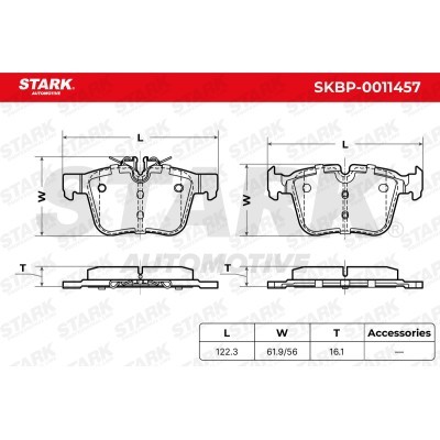 Bremsbeläge Satz Stark SKBP-0011457 SKBP-0011457 - foto 5
