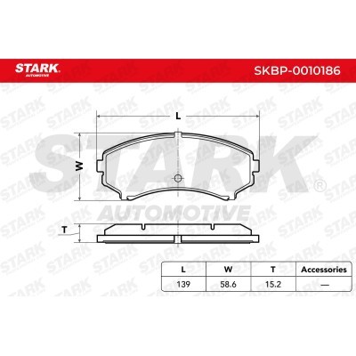 Bremsbeläge Satz Stark SKBP-0010186 SKBP-0010186 - foto 3