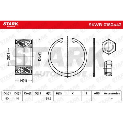 Radlager Stark SKWB-0180442 SKWB-0180442 - foto 3
