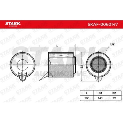 Luftfilter Stark SKAF-0060147 SKAF-0060147 - foto 4