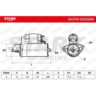 Anlasser Stark SKSTR-0330269 SKSTR-0330269 - foto 7