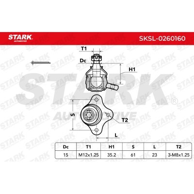 Traggelenk Stark SKSL-0260160 SKSL-0260160 - foto 4