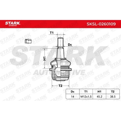 Traggelenk Stark SKSL-0260109 SKSL-0260109 - foto 5