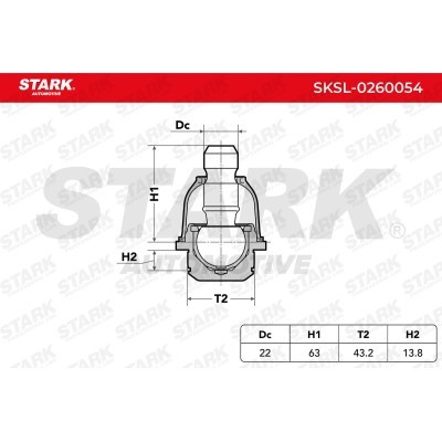 Traggelenk Stark SKSL-0260054 SKSL-0260054 - foto 5