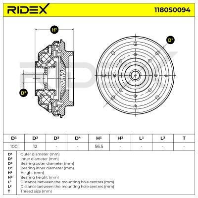 Stoßdämpferkissen Vorderachse RIDEX 1180S0094 1180S0094 - foto 6
