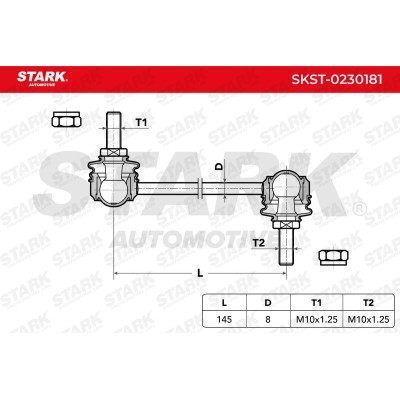 Stabilisator Stange Stark SKST-0230181 SKST-0230181 - foto 4