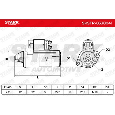 Anlasser Stark SKSTR-0330041 SKSTR-0330041 - foto 7