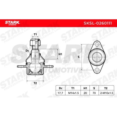 Traggelenk Stark SKSL-0260111 SKSL-0260111 - foto 6