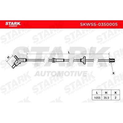 ABS Sensor Stark SKWSS-0350005 SKWSS-0350005 - foto 3