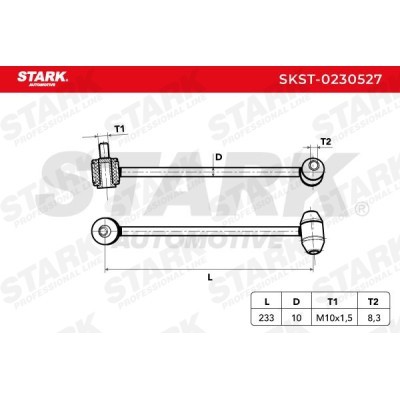 Stabilisator Stange Stark SKST-0230527 SKST-0230527 - foto 7