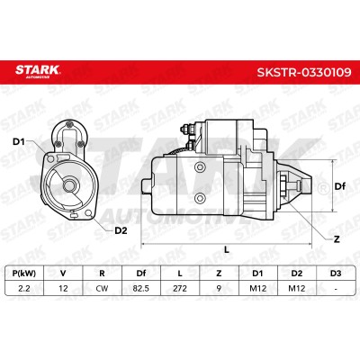 Anlasser Stark SKSTR-0330109 SKSTR-0330109 - foto 7