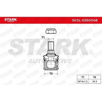 Traggelenk Stark SKSL-0260048 SKSL-0260048 - foto 3