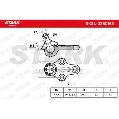 Traggelenk Stark SKSL-0260163 SKSL-0260163 - foto 3