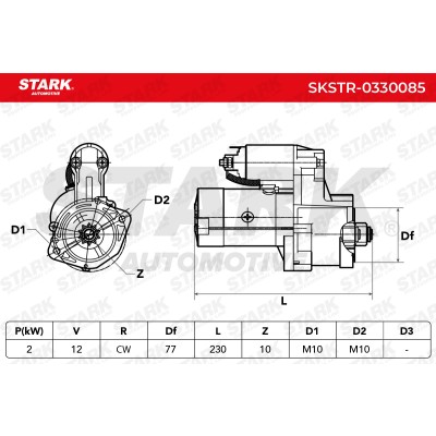 Anlasser Stark SKSTR-0330085 SKSTR-0330085 - foto 7