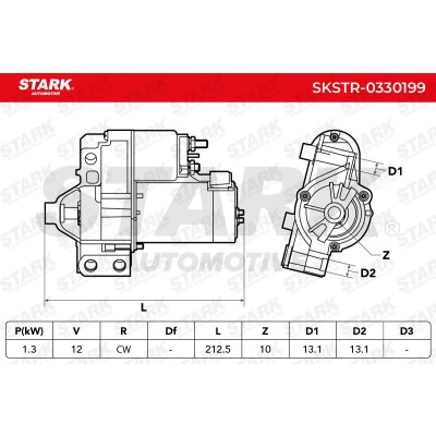 Anlasser Stark SKSTR-0330199 SKSTR-0330199 - foto 6