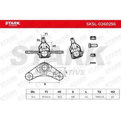 Traggelenk Stark SKSL-0260256 SKSL-0260256 - foto 6