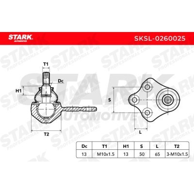 Traggelenk Stark SKSL-0260025 SKSL-0260025 - foto 6