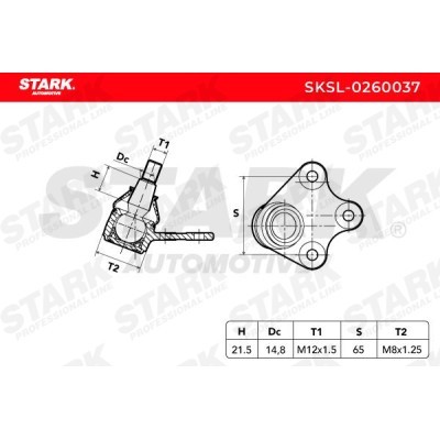 Traggelenk Stark SKSL-0260037 SKSL-0260037 - foto 3