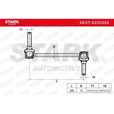 Stabilisator Stange Stark SKST-0230252 SKST-0230252 - foto 5