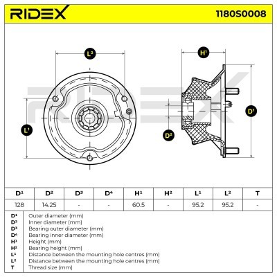 Stoßdämpferkissen Vorderachse RIDEX 1180S0008 1180S0008 - foto 4