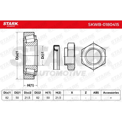 Radlager Stark SKWB-0180415 SKWB-0180415 - foto 3