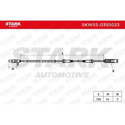 ABS Sensor Stark SKWSS-0350023 SKWSS-0350023 - foto 2