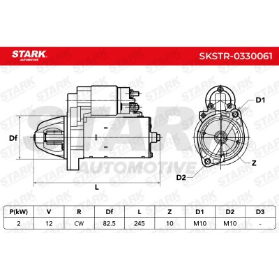 Anlasser Stark SKSTR-0330061 SKSTR-0330061 - foto 6