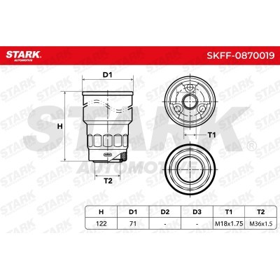 Kraftstofffilter Stark SKFF-0870019 SKFF-0870019 - foto 6