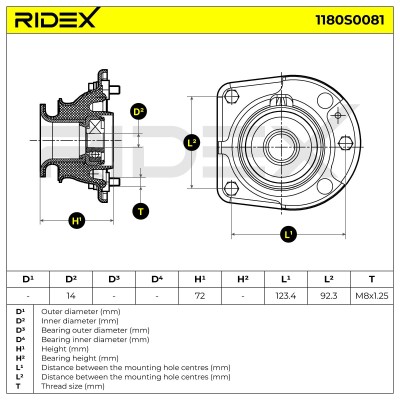 Stoßdämpferkissen Vorderachse RIDEX 1180S0081 1180S0081 - foto 5