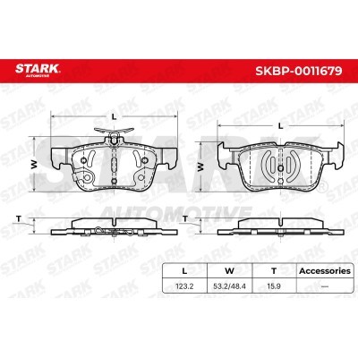 Bremsbeläge Satz Stark SKBP-0011679 SKBP-0011679 - foto 5