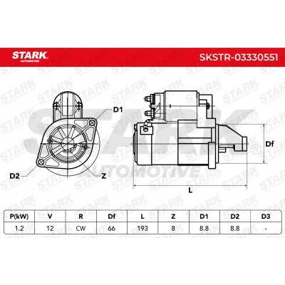Anlasser Stark SKSTR-03330551 SKSTR-03330551 - foto 10