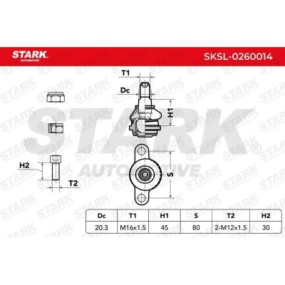Traggelenk Stark SKSL-0260014 SKSL-0260014 - foto 5