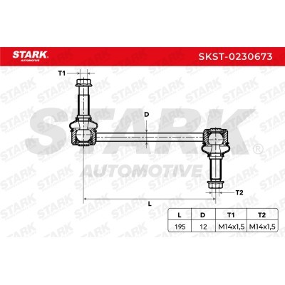 Stabilisator Stange Stark SKST-0230673 SKST-0230673 - foto 5