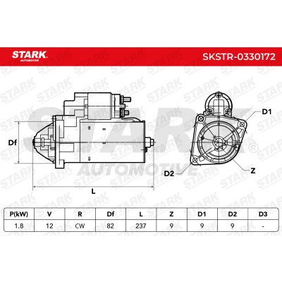 Anlasser Stark SKSTR-0330172 SKSTR-0330172 - foto 7