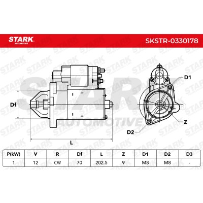 Anlasser Stark SKSTR-0330178 SKSTR-0330178 - foto 6