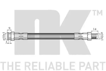 Bremsschlauch NK 8523135 8523135 - foto 2