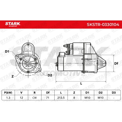 Anlasser Stark SKSTR-0330104 SKSTR-0330104 - foto 7