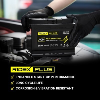 Autobatterie RIDEX 1S0036P 1S0036P - foto 8