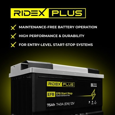 Autobatterie RIDEX 1S0028P 1S0028P - foto 10