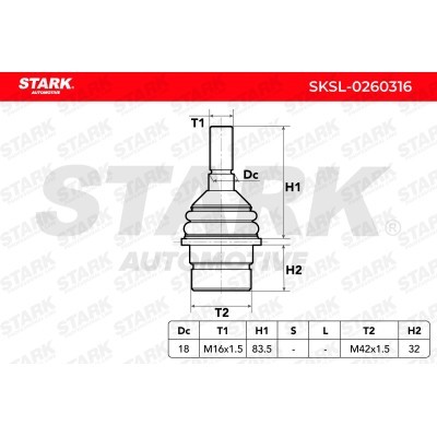 Traggelenk Stark SKSL-0260316 SKSL-0260316 - foto 6