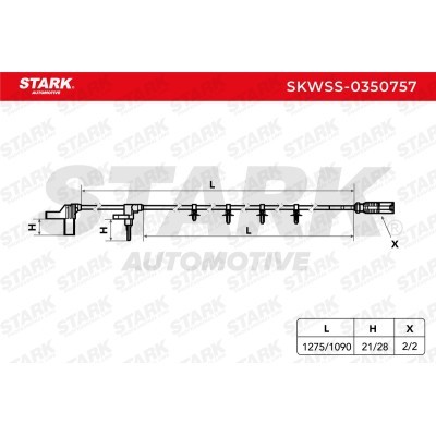 ABS Sensor Stark SKWSS-0350757 SKWSS-0350757 - foto 6