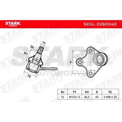 Traggelenk Stark SKSL-0260040 SKSL-0260040 - foto 3