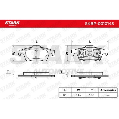 Bremsbeläge Satz Stark SKBP-0010145 SKBP-0010145 - foto 4