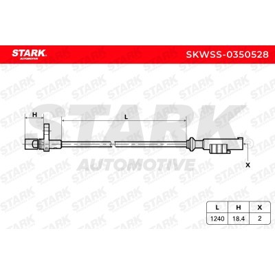 ABS Sensor Stark SKWSS-0350528 SKWSS-0350528 - foto 6
