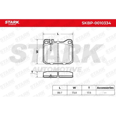Bremsbeläge Satz Stark SKBP-0010334 SKBP-0010334 - foto 3