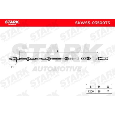 ABS Sensor Stark SKWSS-0350073 SKWSS-0350073 - foto 3